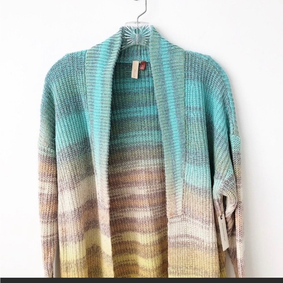 Anthropologie Pilcro Space-Dyed Cardigan Blue - Picture 6 of 8